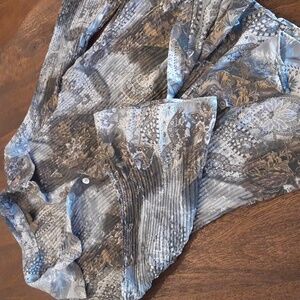 Floral Bell Sleeve Blouse